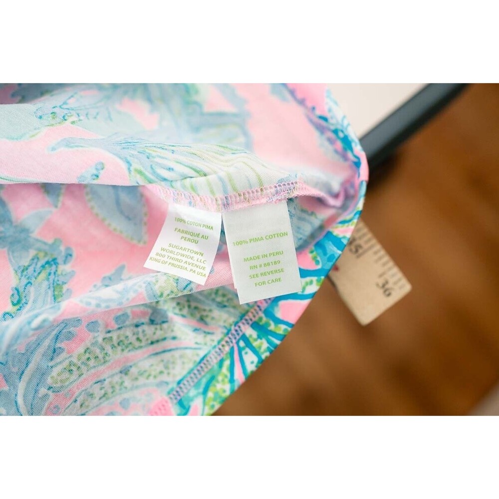 Lilly Pulitzer Kirsten Dress Mandevilla Baby Hip Nautic L resort cruise beach - Picture 5 of 7